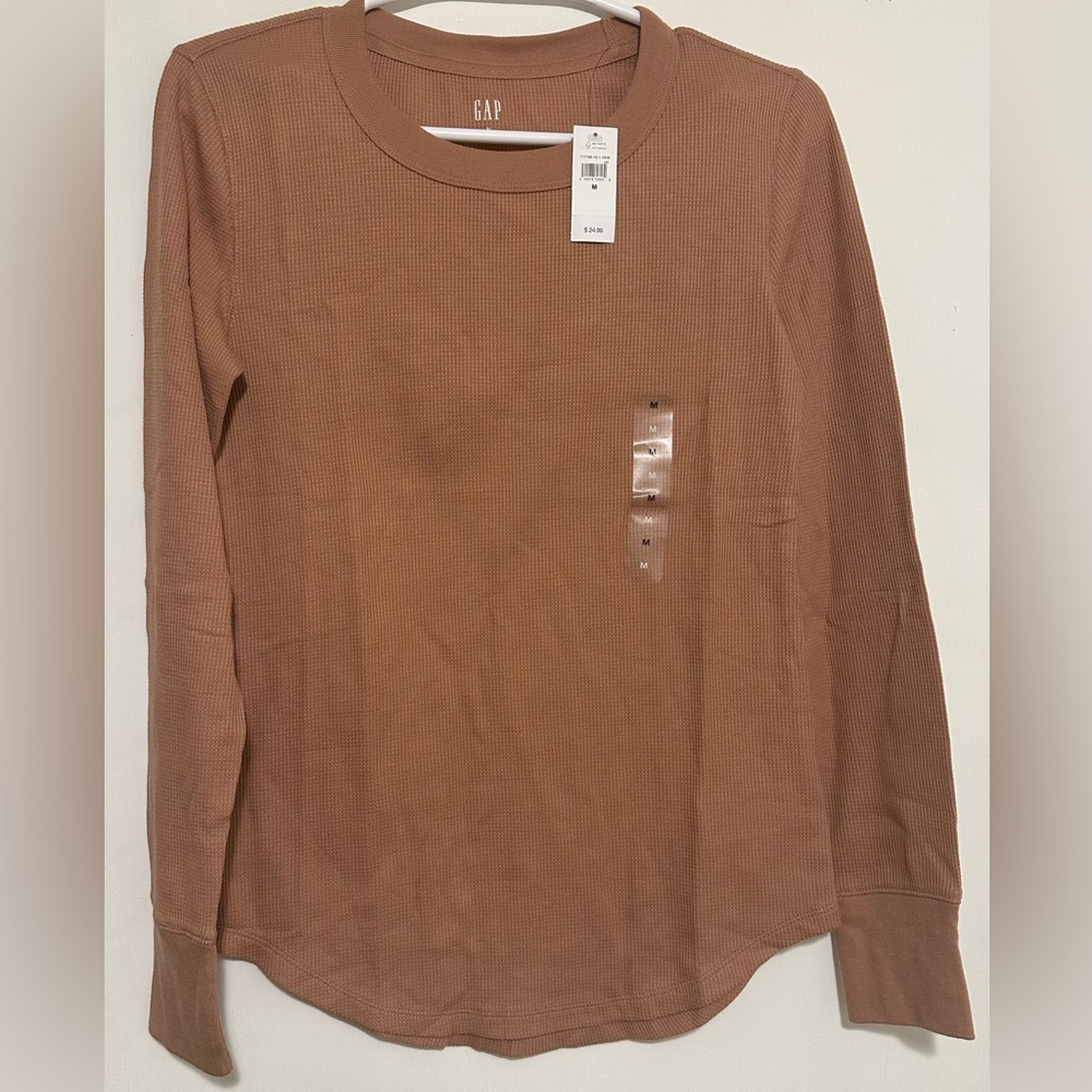 NWT Gap camel thermal, size medium.